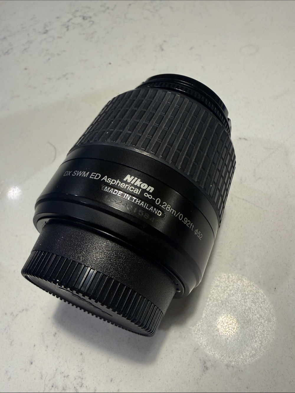 Nikon Black DX AF-S Nikkor Aspherical 18-55 mm Lens